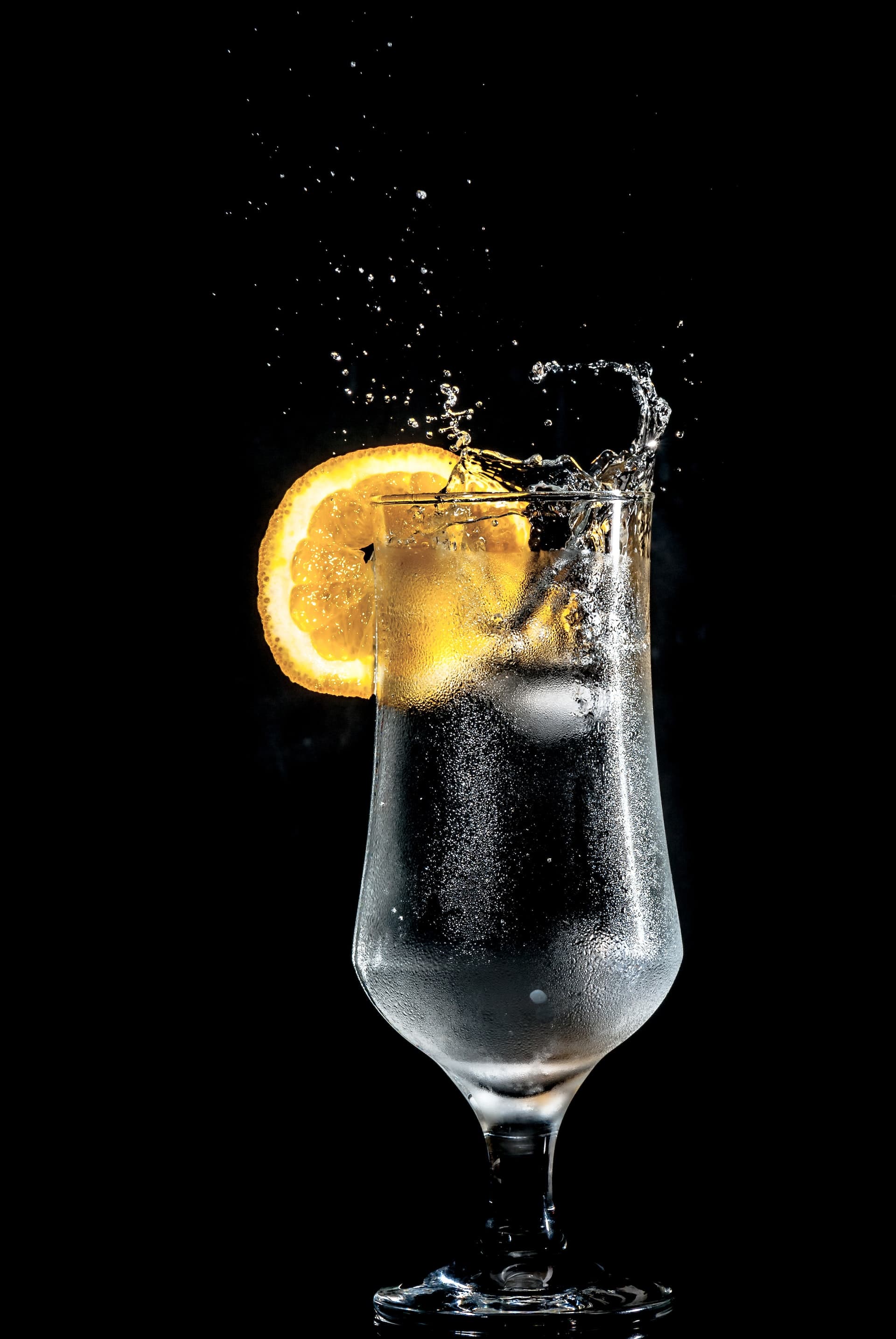 Citrus glass splash